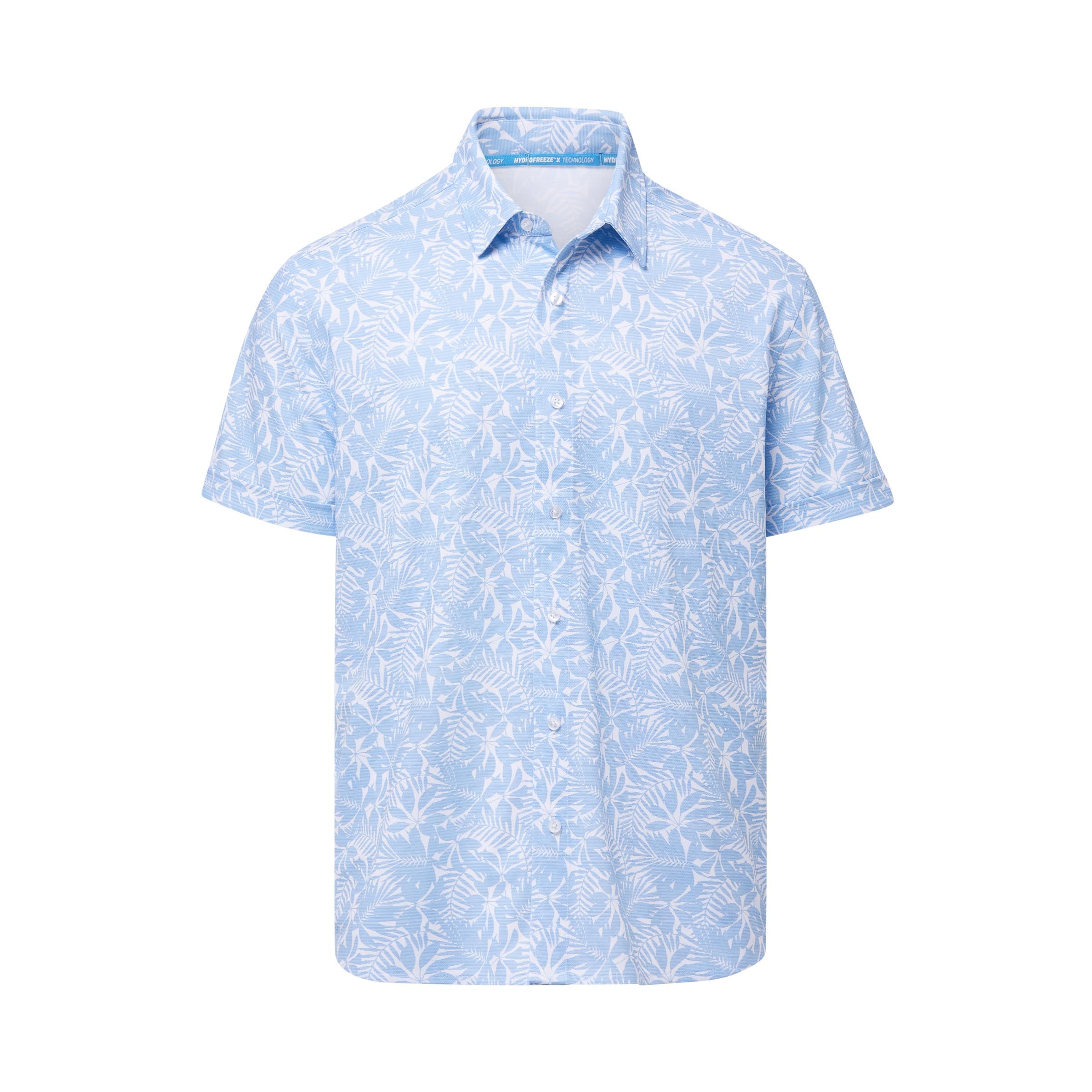 MagnaReady x Arctic Cooling Pique Polo Short Sleeves in Blue Palm