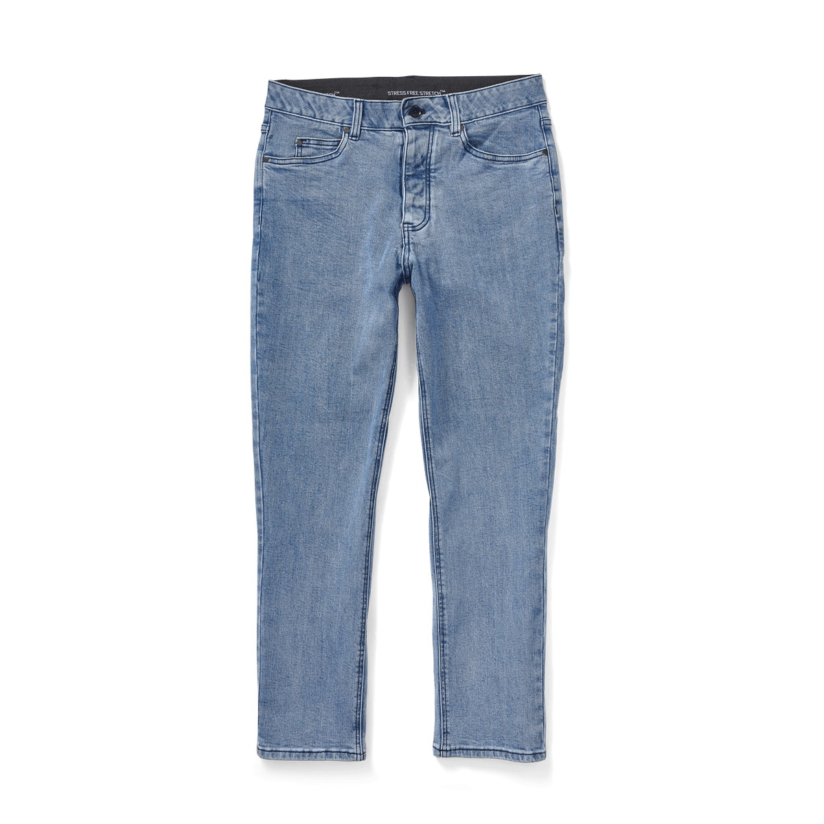 Denim Light Wash Five Pocket Jean with Magnetic Fly
