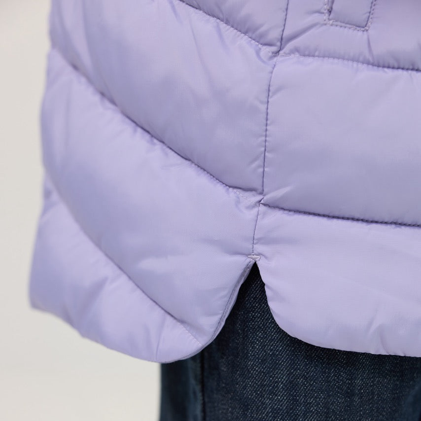 Weatherproof x MagnaReady Women's Magnetic Front Puffer Jacket Coat in Arctic Blue | MagnaReady - view 5