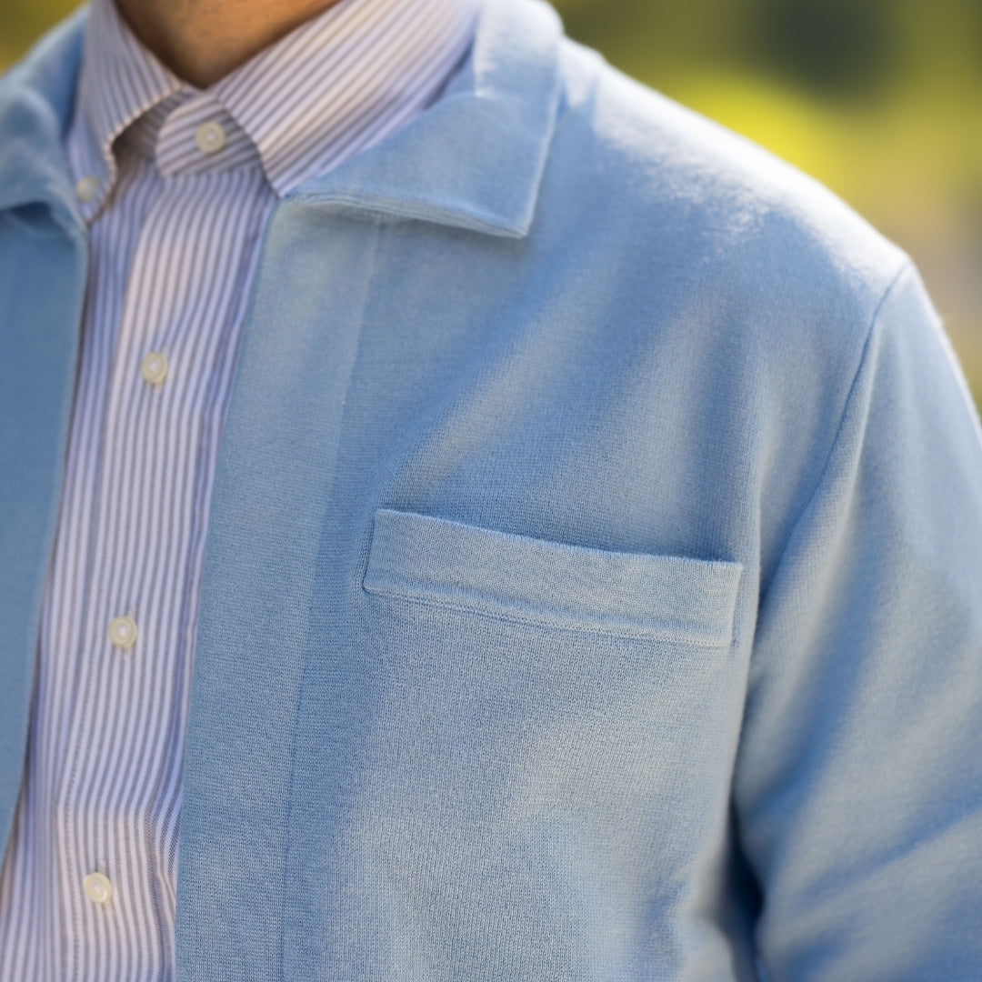 New! Blue 2-in-1 Adaptive Sweater with Magnetic Front Closure