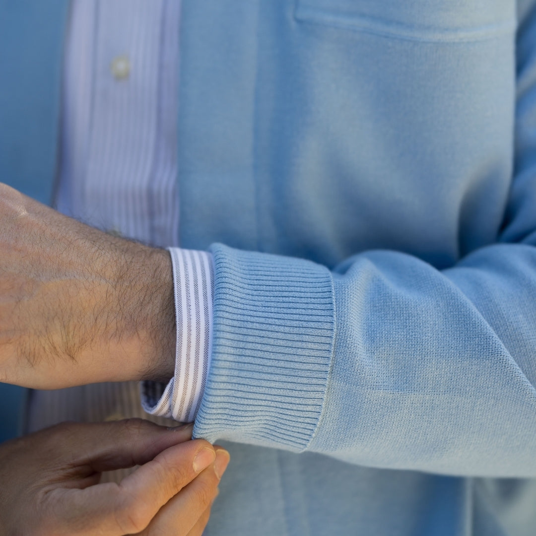 New! Blue 2-in-1 Adaptive Sweater with Magnetic Front Closure