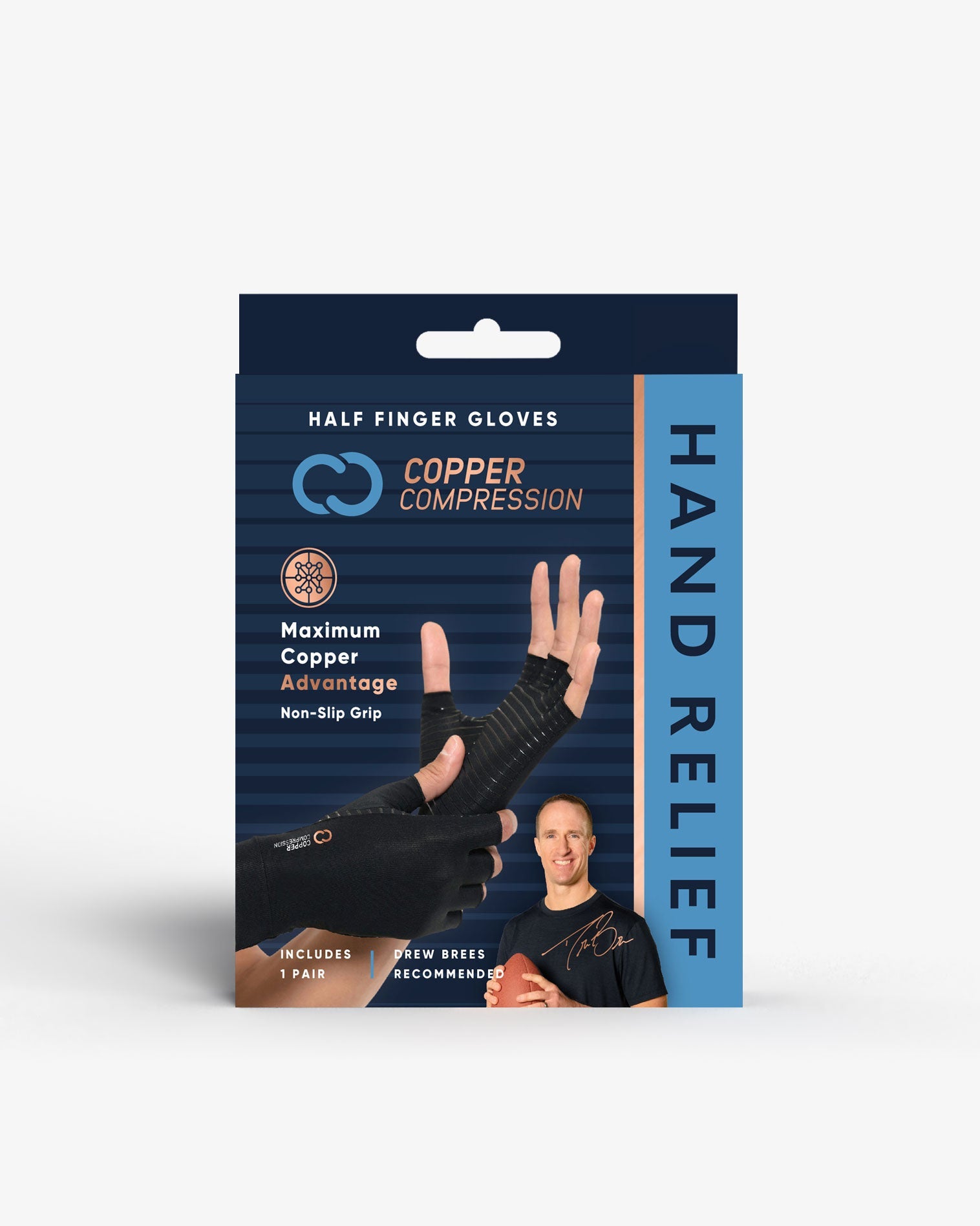 Half Finger Compression Gloves | MagnaReady - view 10