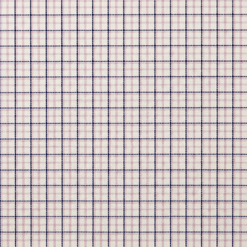 Blue and Pink Grid Long Sleeve Button Down Collar Shirt with Magnetic Closures