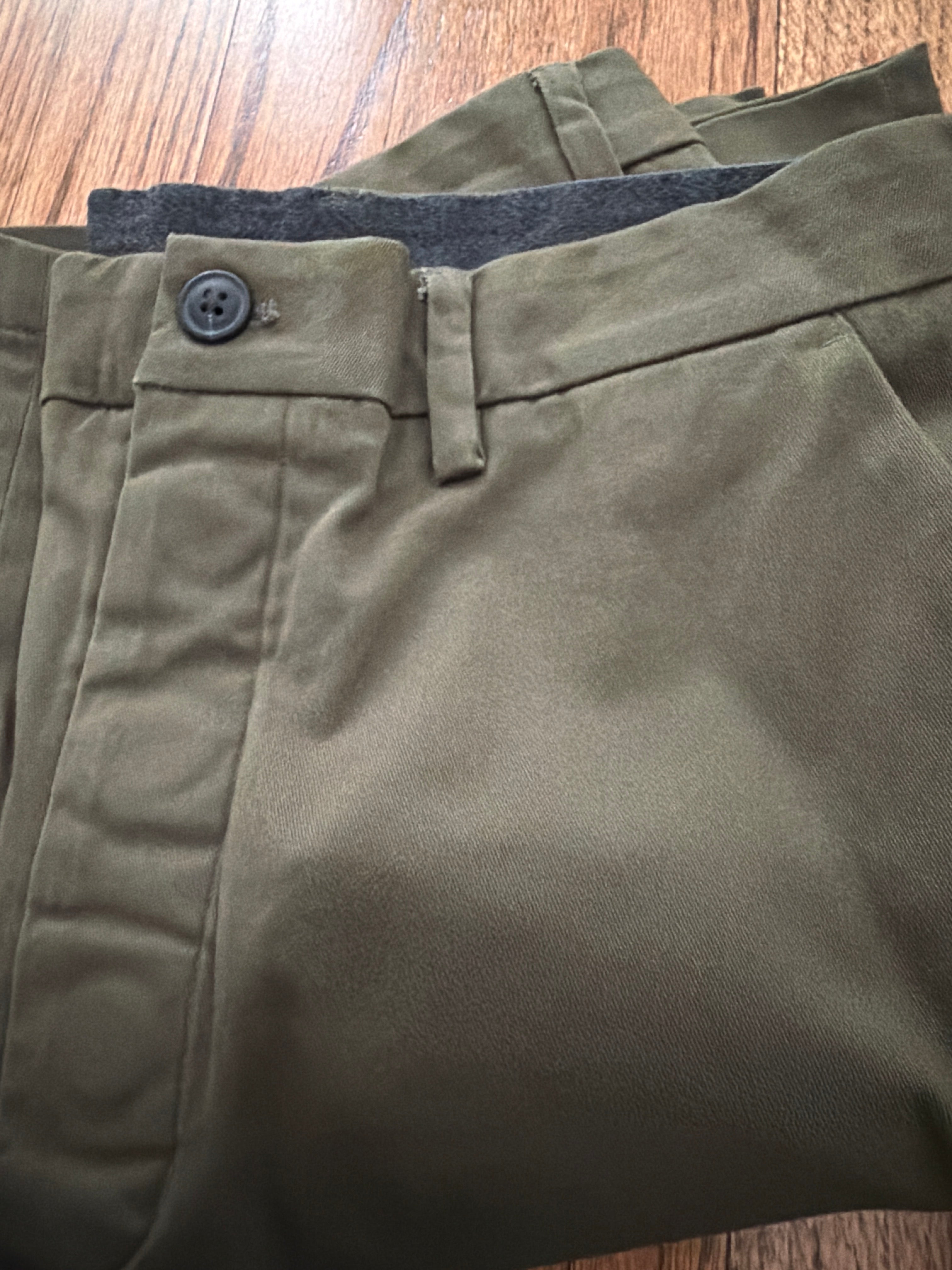 New ! Adaptive Cargo Twill Short with Magnetic Closures - Olive