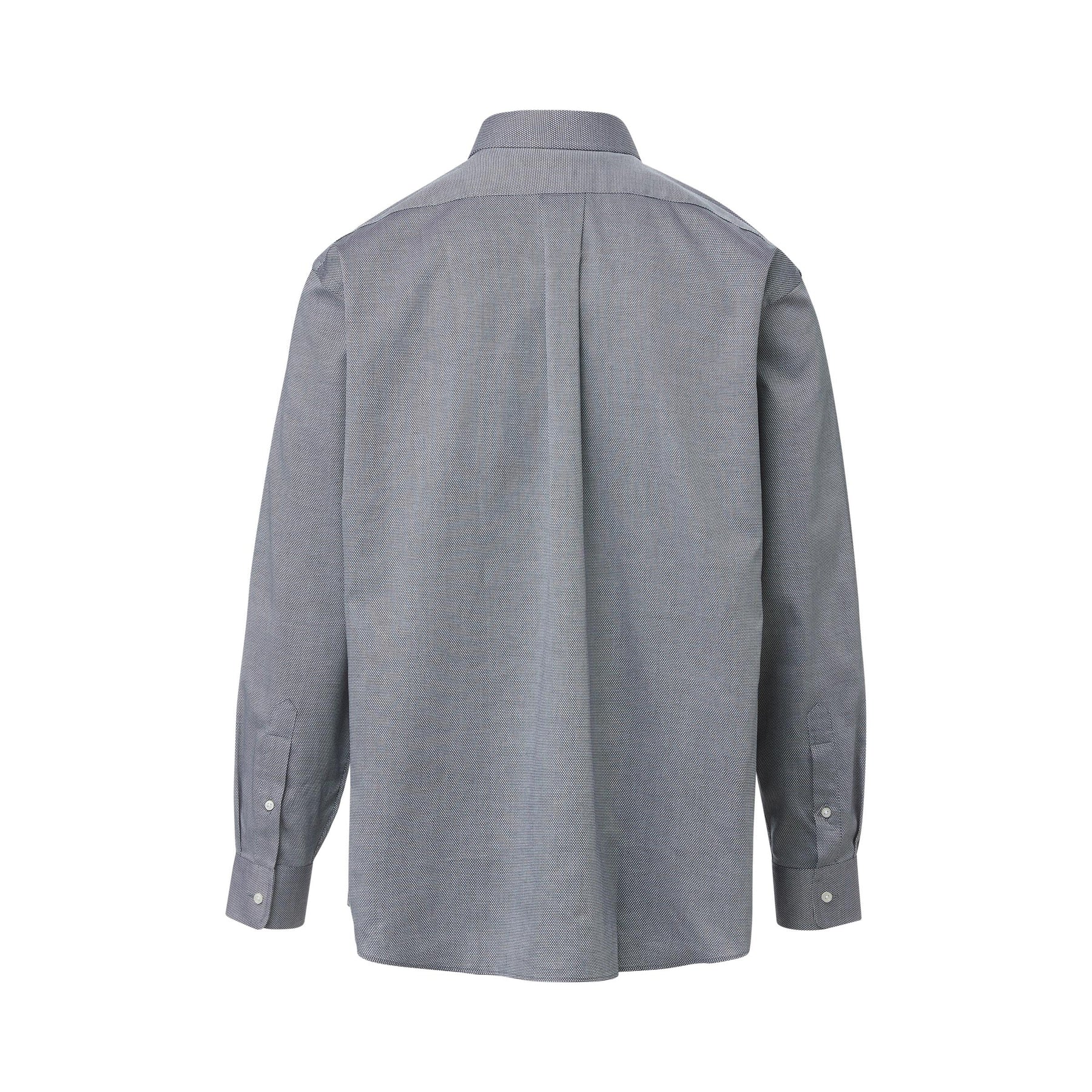Dark Grey Long Sleeve  ‘Ryan’ Dress Shirt with Magnetic Closures