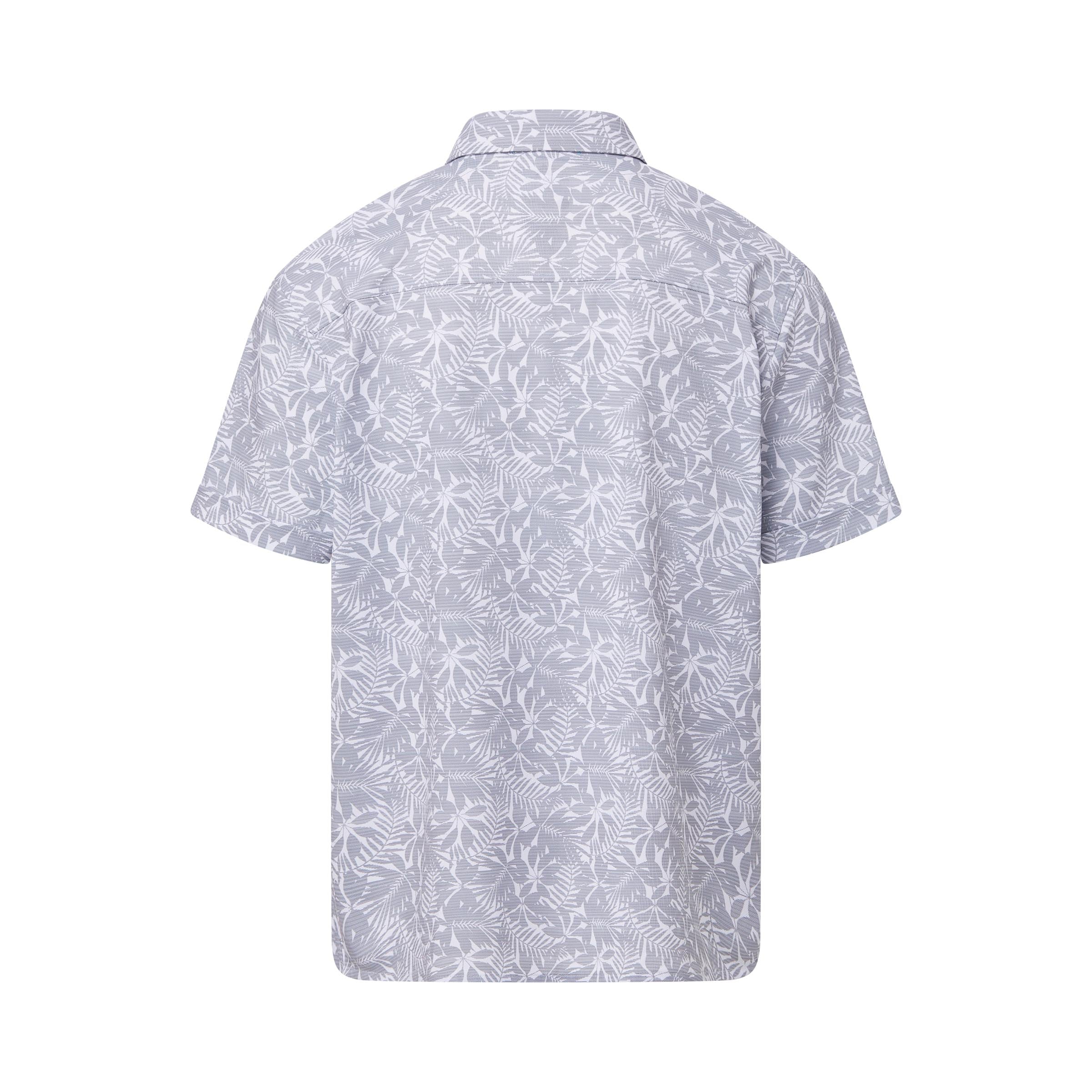 MagnaReady x Arctic Cooling Pique Polo Short Sleeves in Grey Palm