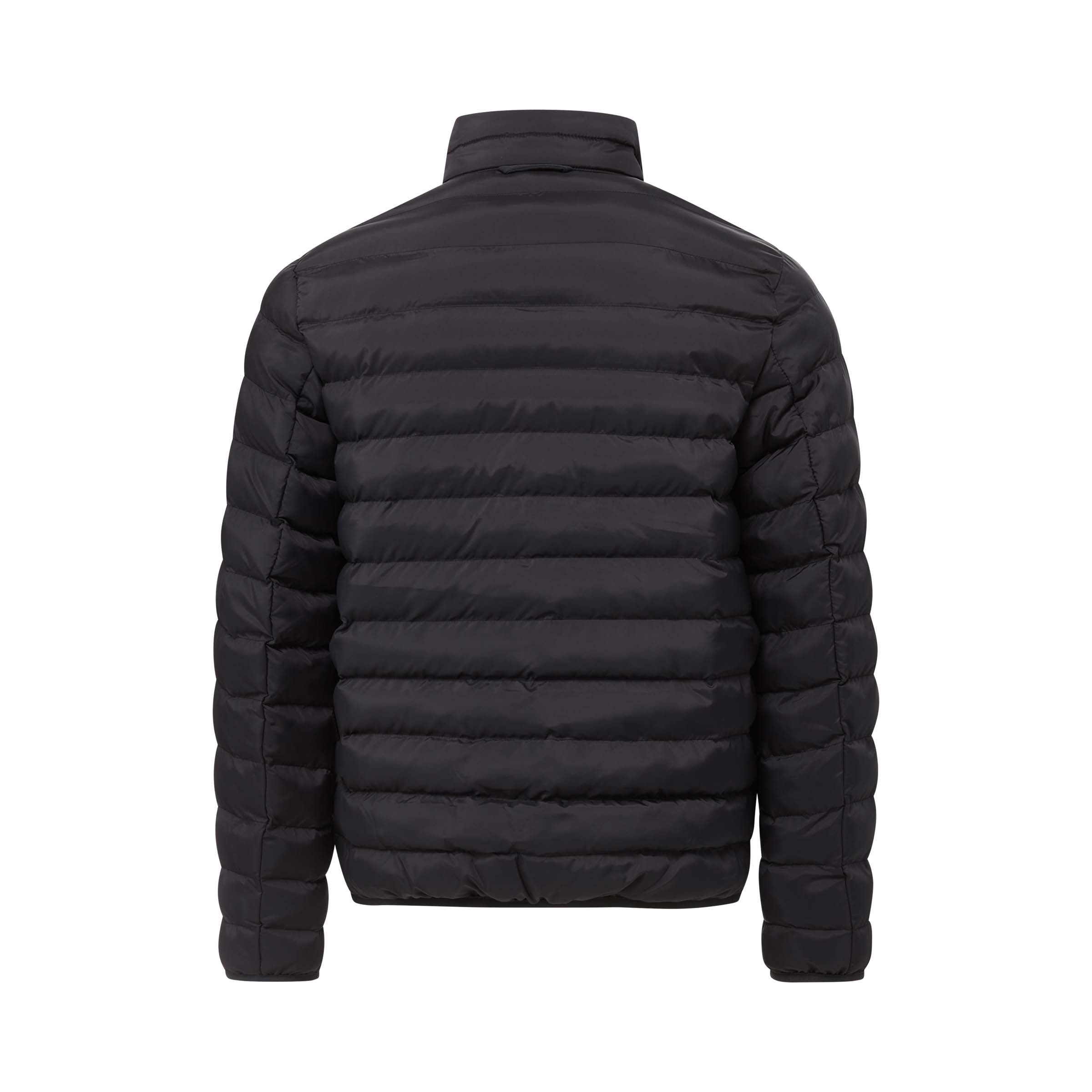 Weatherproof x MagnaReady Magnetic Front Water-Resistant Puffer Jacket in Black