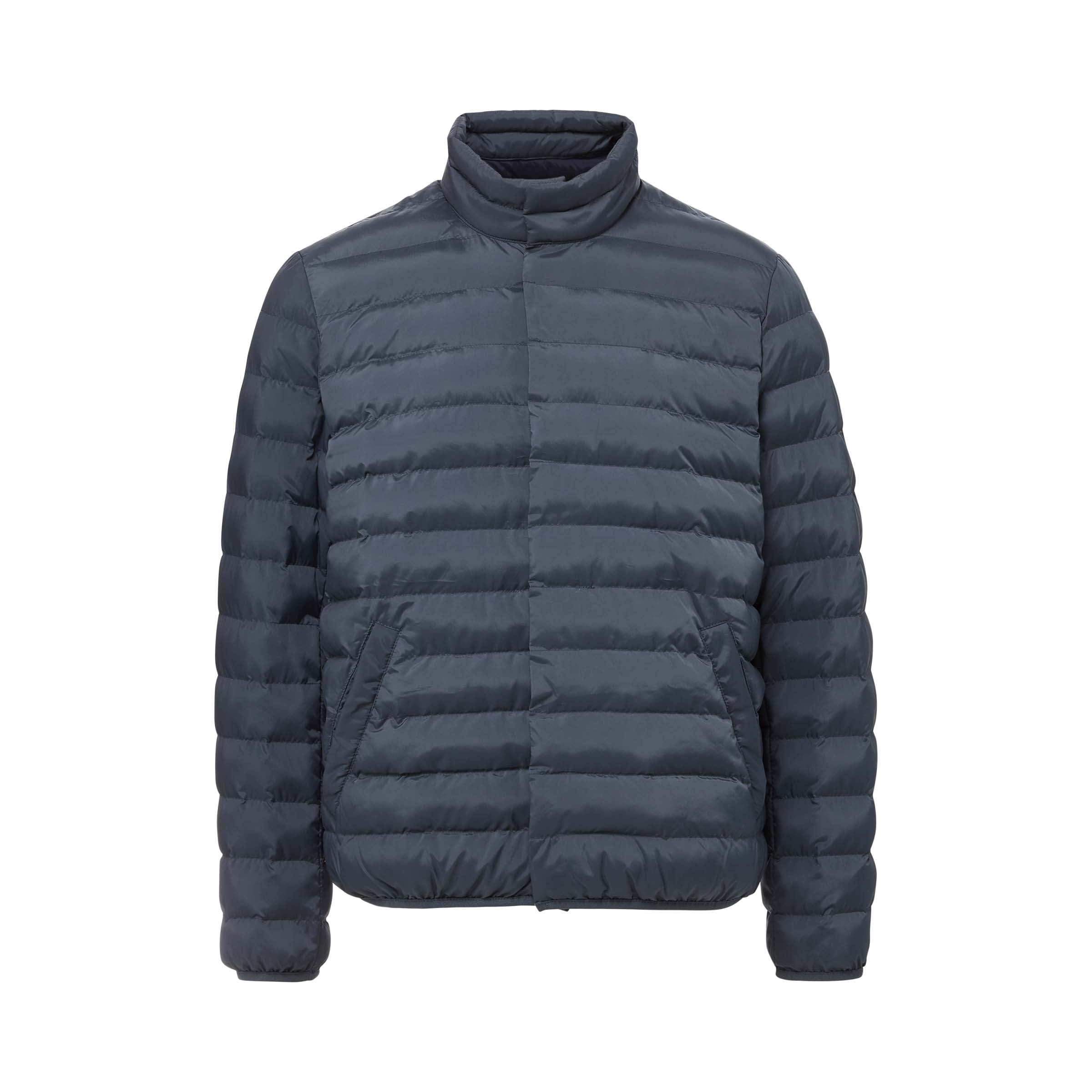 Weatherproof x MagnaReady Magnetic Front Water-Resistant Puffer Jacket in Pewter