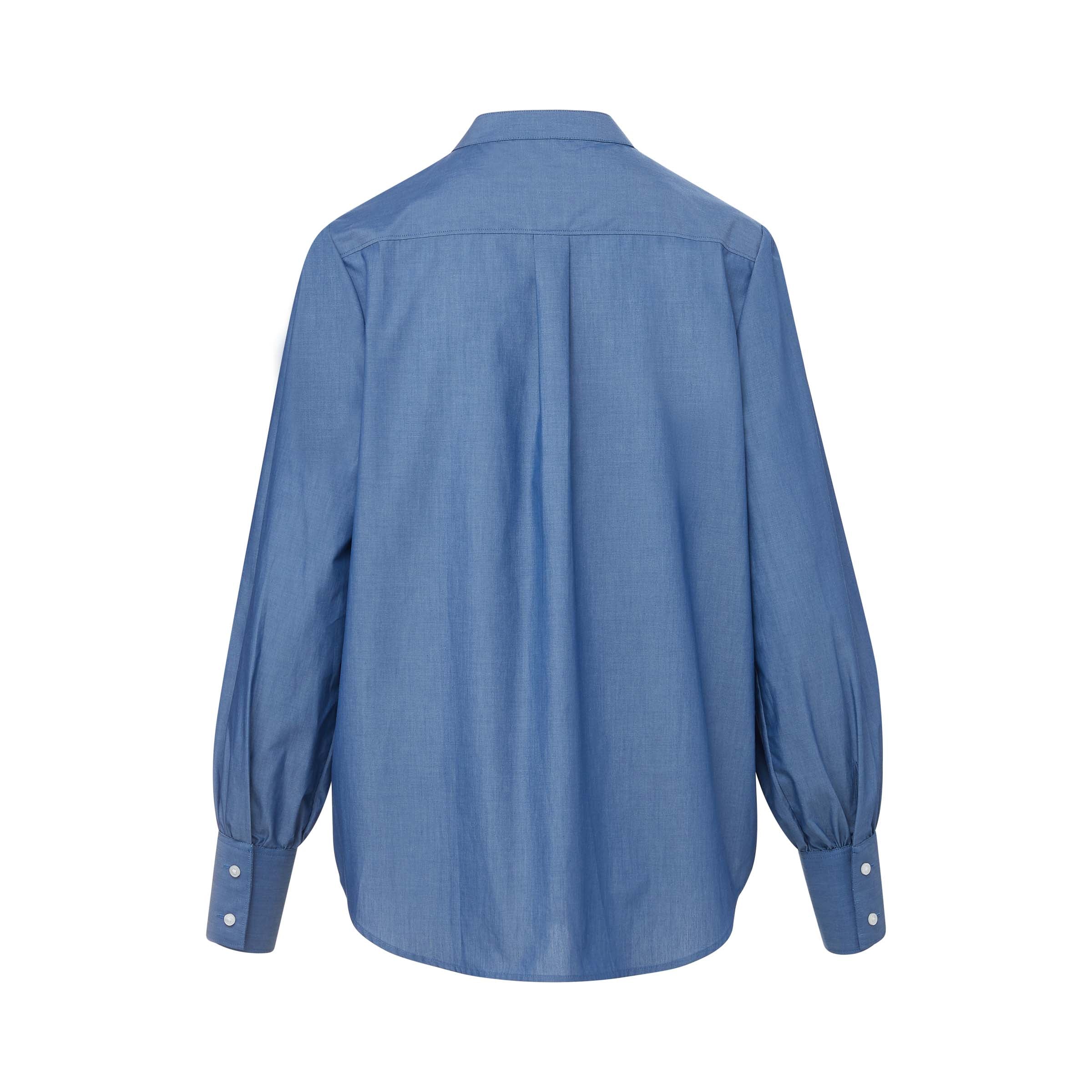 New! Women's Adaptive Magnetic Chambray Blouse