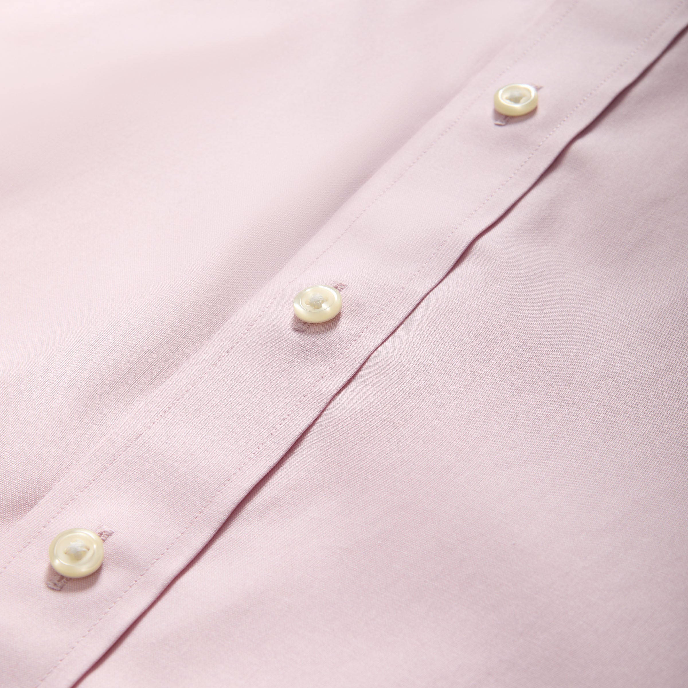 Brooks Brothers  X MagnaReady Stretch Long Sleeve Pink Polo Button-Down Collar with Magnetic Closures