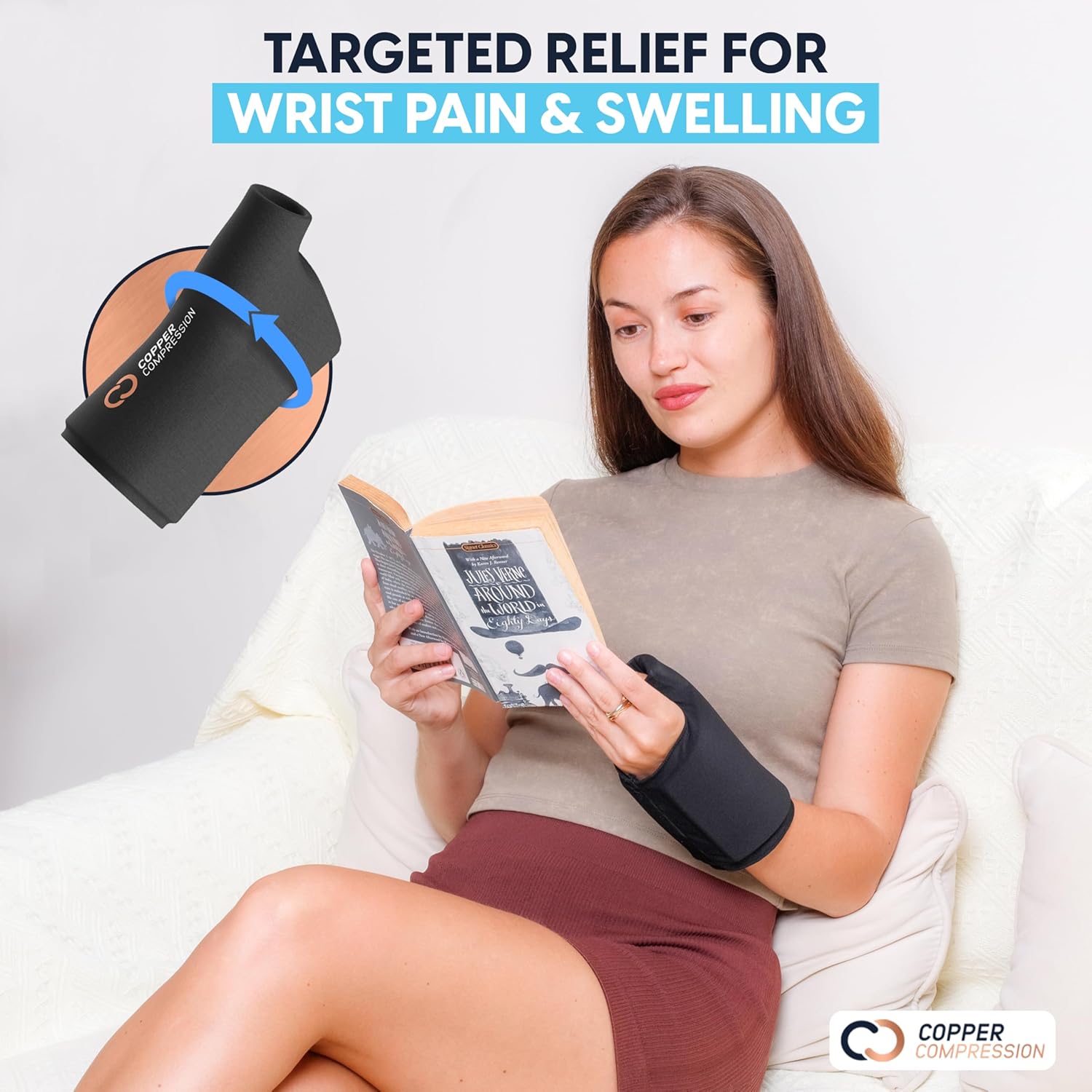 CopperFreeze™ Wrist Sleeve | MagnaReady - view 8