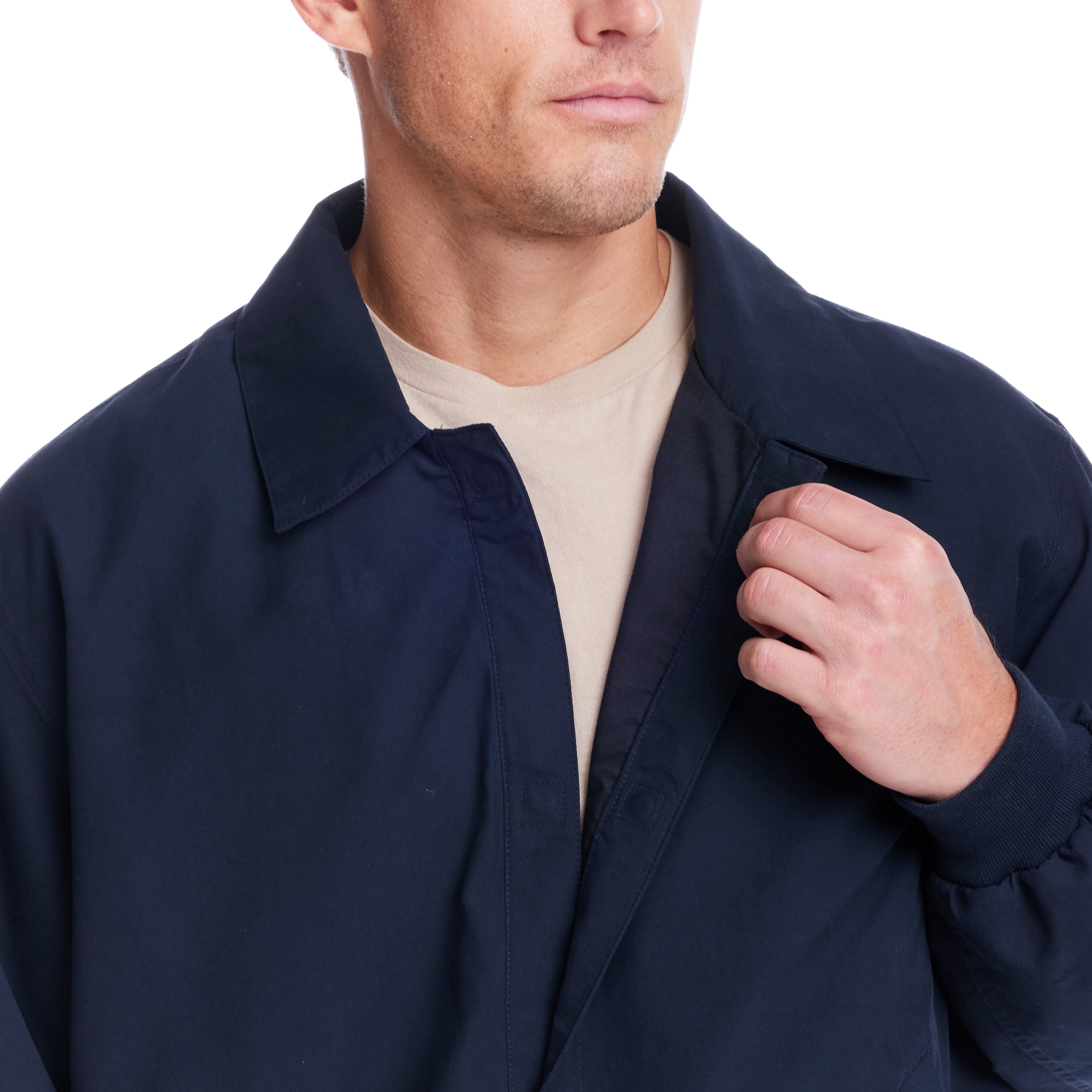 MagnaReady x Weatherproof Classic Magnetized Front Golf Jacket in Navy