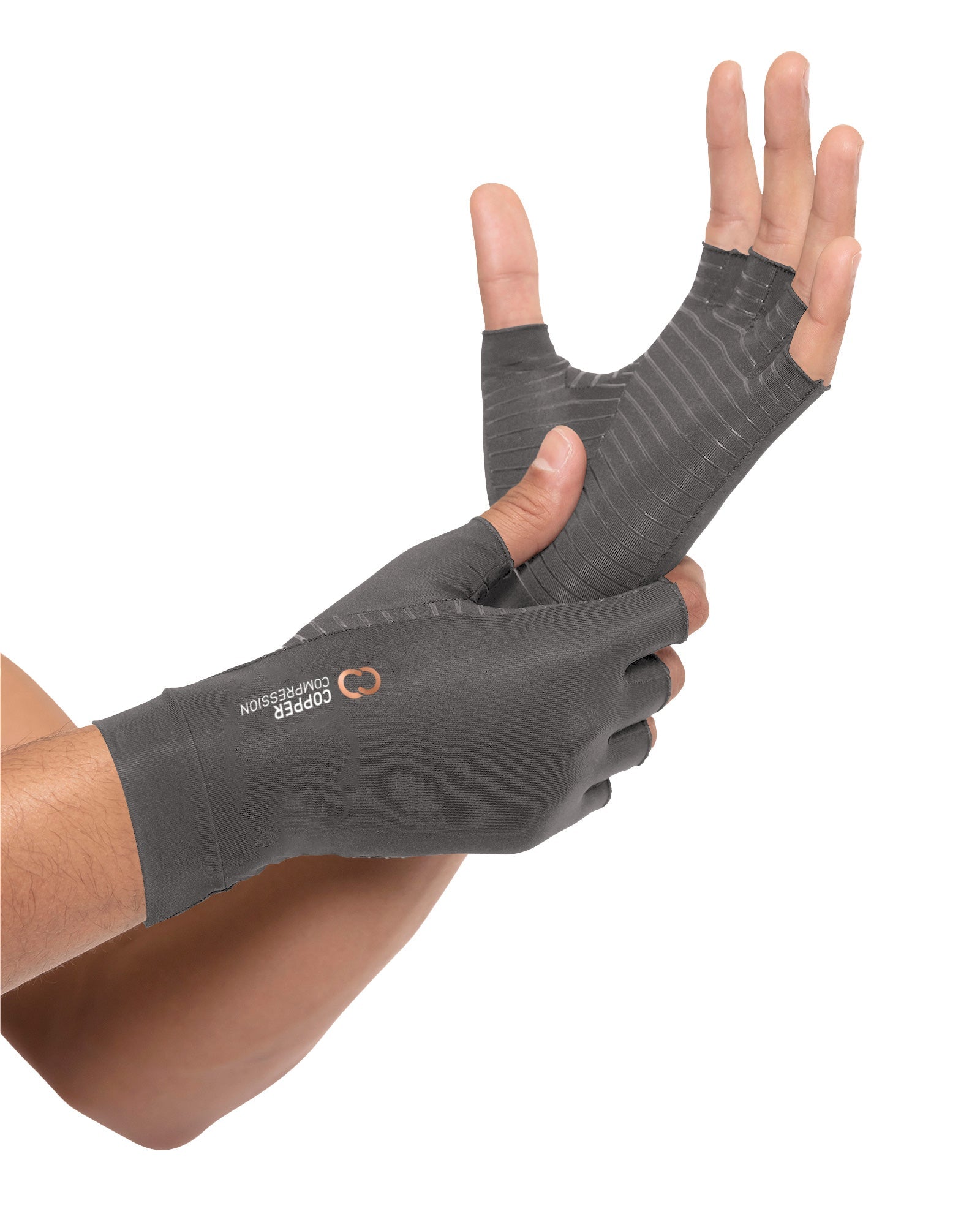 Half Finger Compression Gloves | MagnaReady - view 12