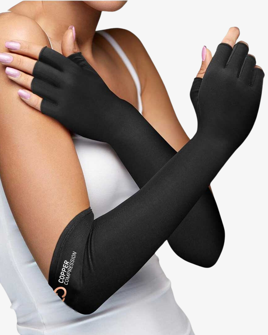 Long Arthritis Gloves | MagnaReady