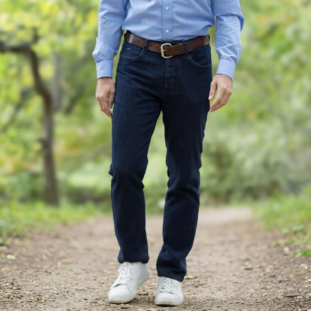 Denim Indigo Five Pocket Jean with Magnetic Fly