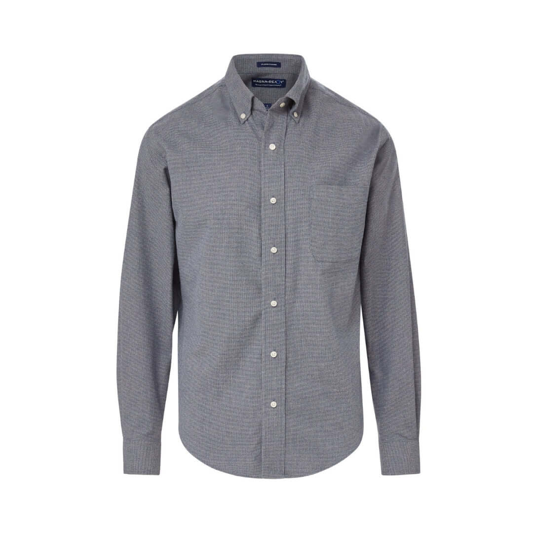 MagnaReady Blue Grey Flannel Shirt