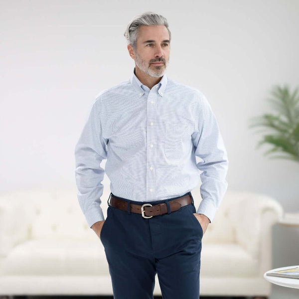 Brooks Brothers X MagnaReady Blue Check Button-Down