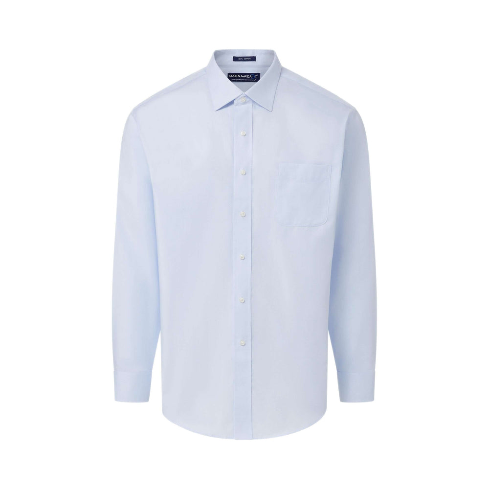 magnaready dress shirts MagnaReady Black Stripe Magnetic Front Long Sleeve Tech Shirt with Pocket Black Stripe / Large