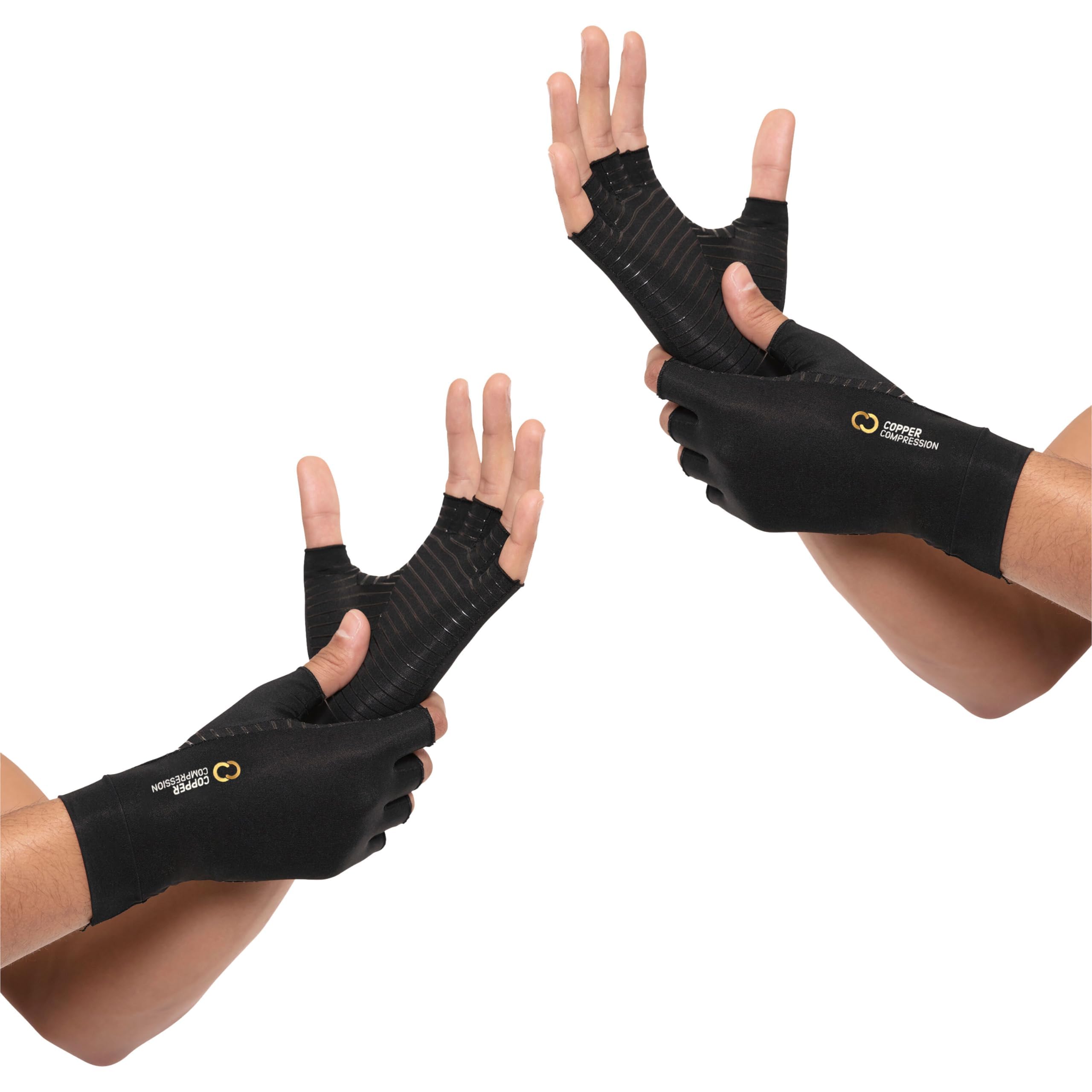 Half Finger Compression Gloves in Hot Pink