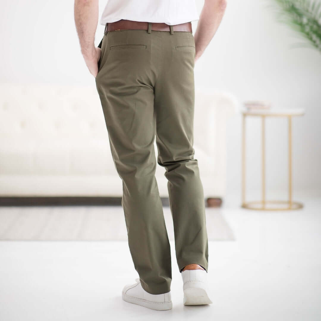 Adaptive Easy-Care Chino Pant with Magnetic Closures
