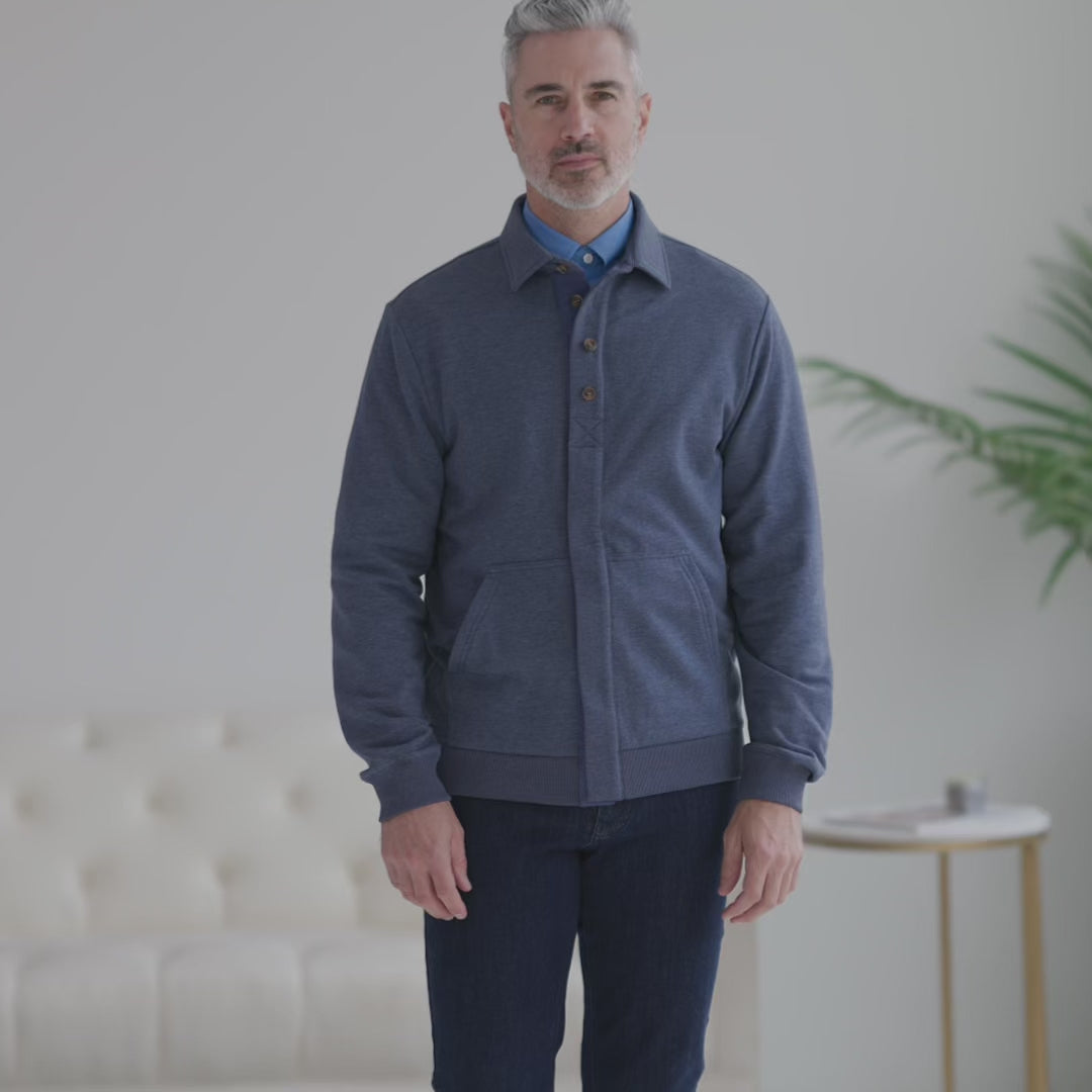 Adaptive Magnetic Front Sweatshirt - Effortless Comfort
