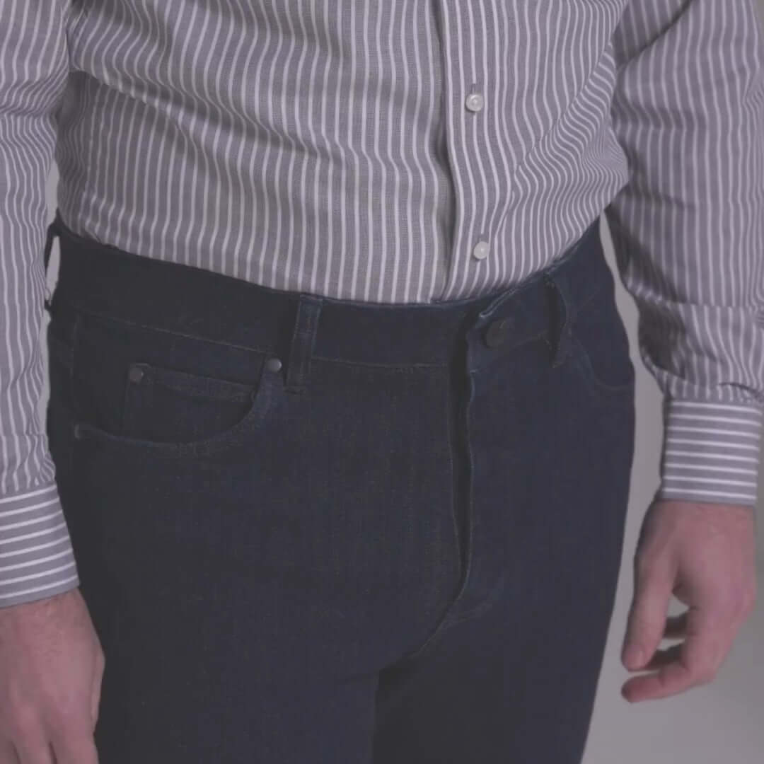 Denim MVP Five Pocket Jean with Magnetic Closures
