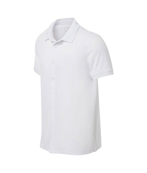 Men's Adaptive Ribbed Collar Magnetic Polo