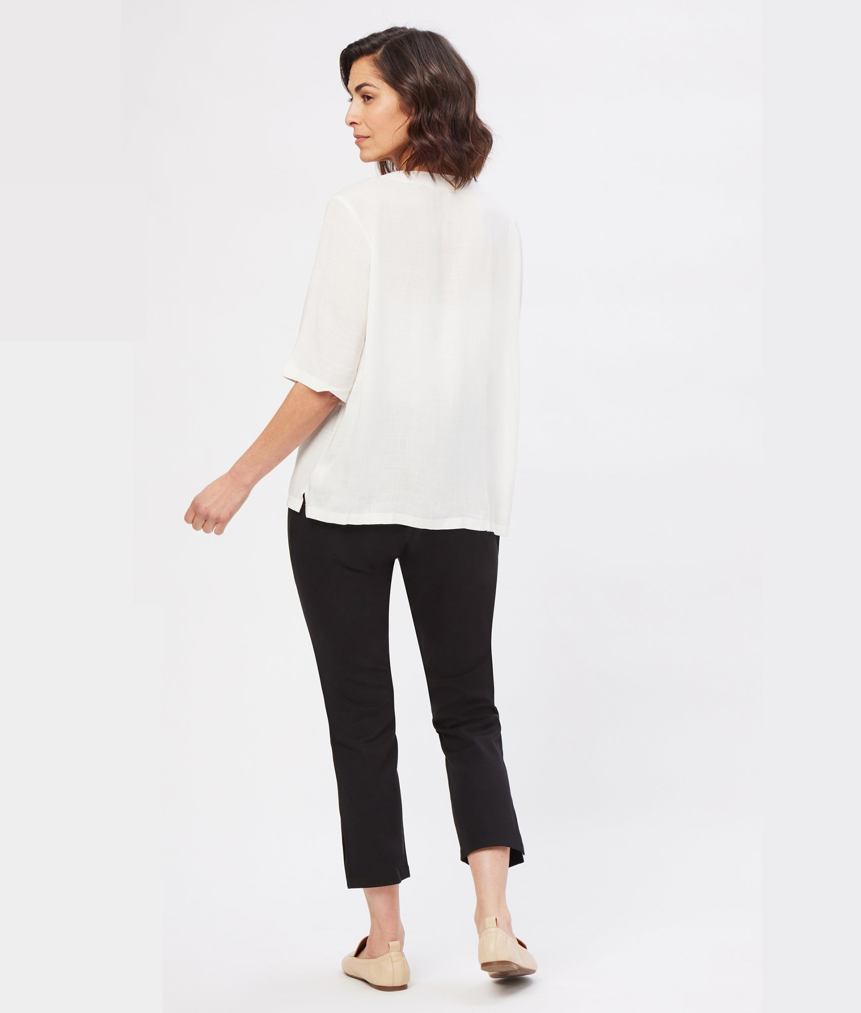 Keah V-Neck Blouse with Magnetic Closures | MagnaReady