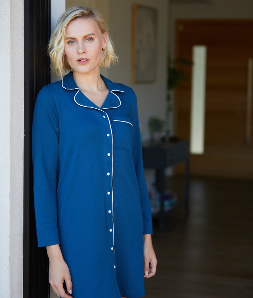Women's Adaptive Magnetic Button Nightgown
