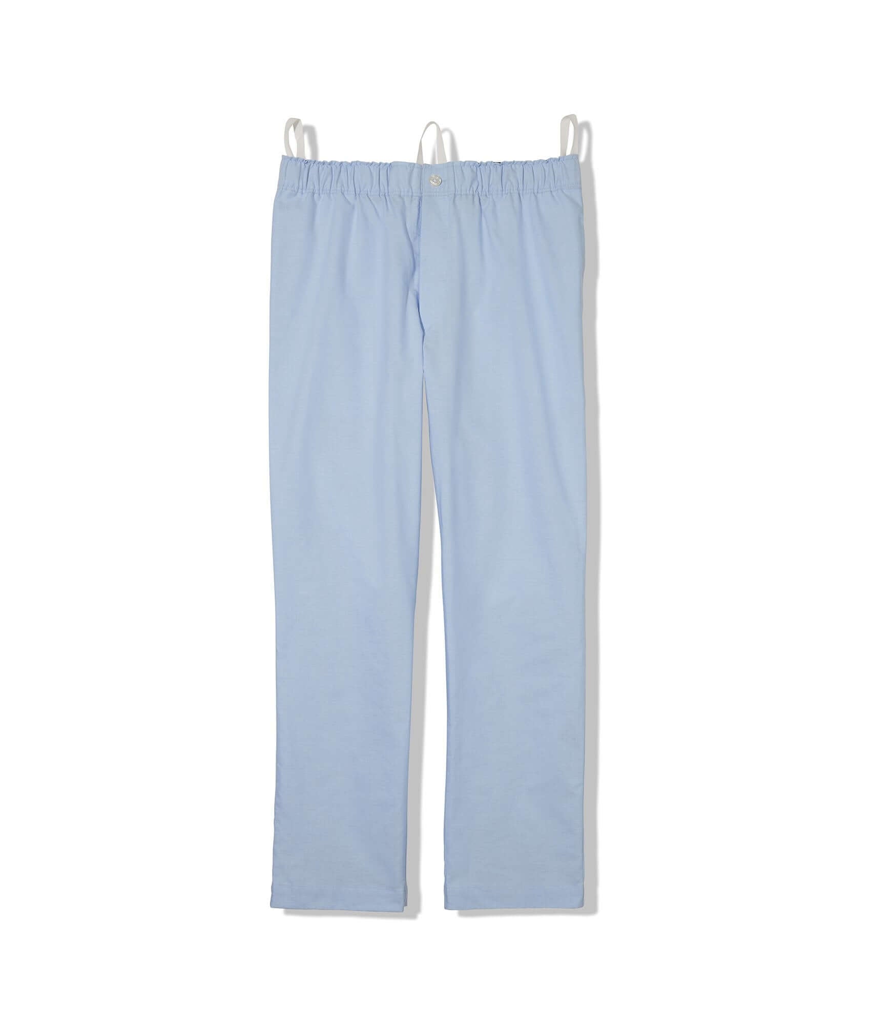 Oxford Light Blue Pajama Pant with Magnetic Closures