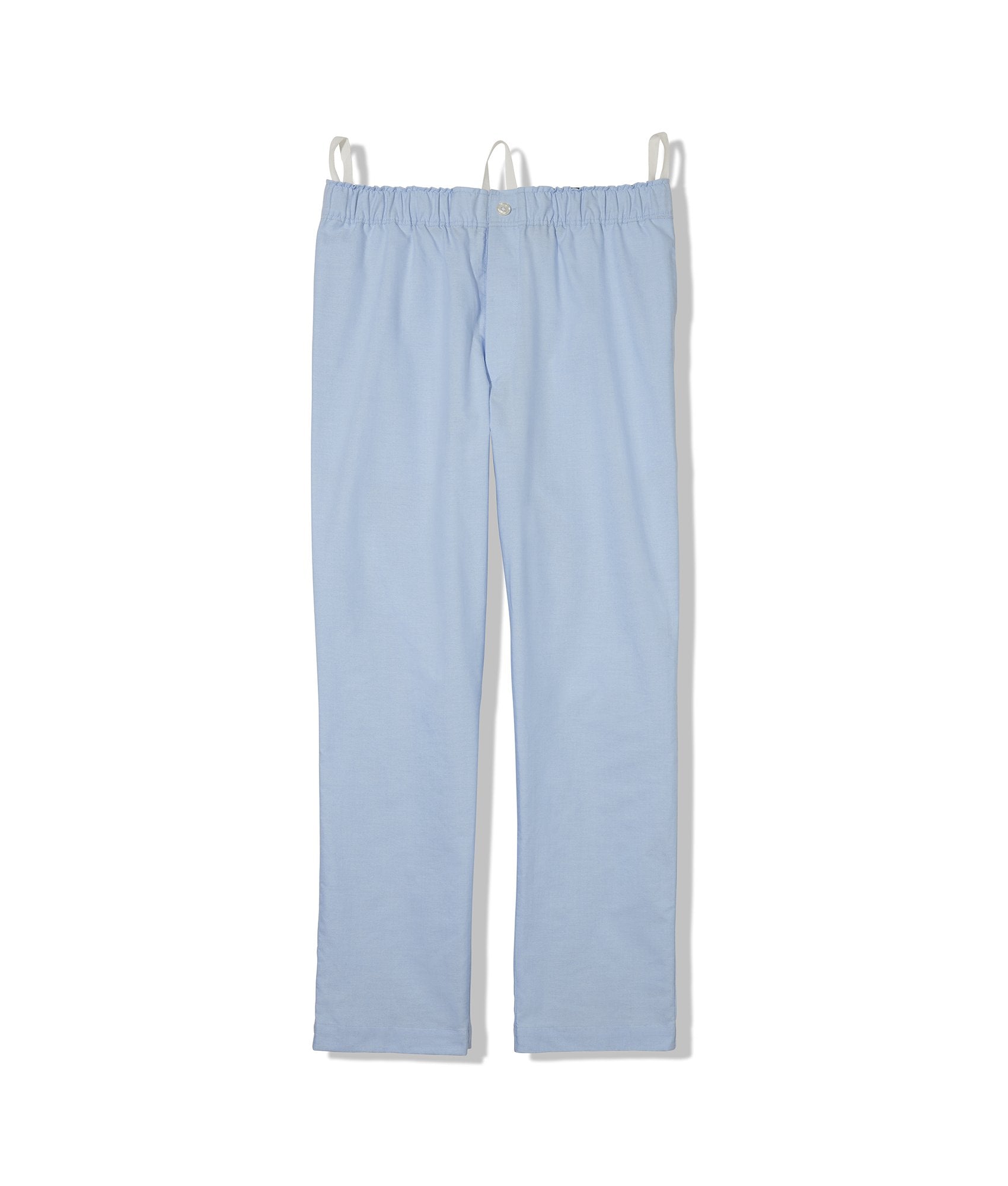 Light Blue Oxford Pajama Pant with Magnetic Closures