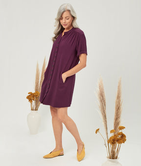 The Frieda Essential Day Dress in Winter Bloom
