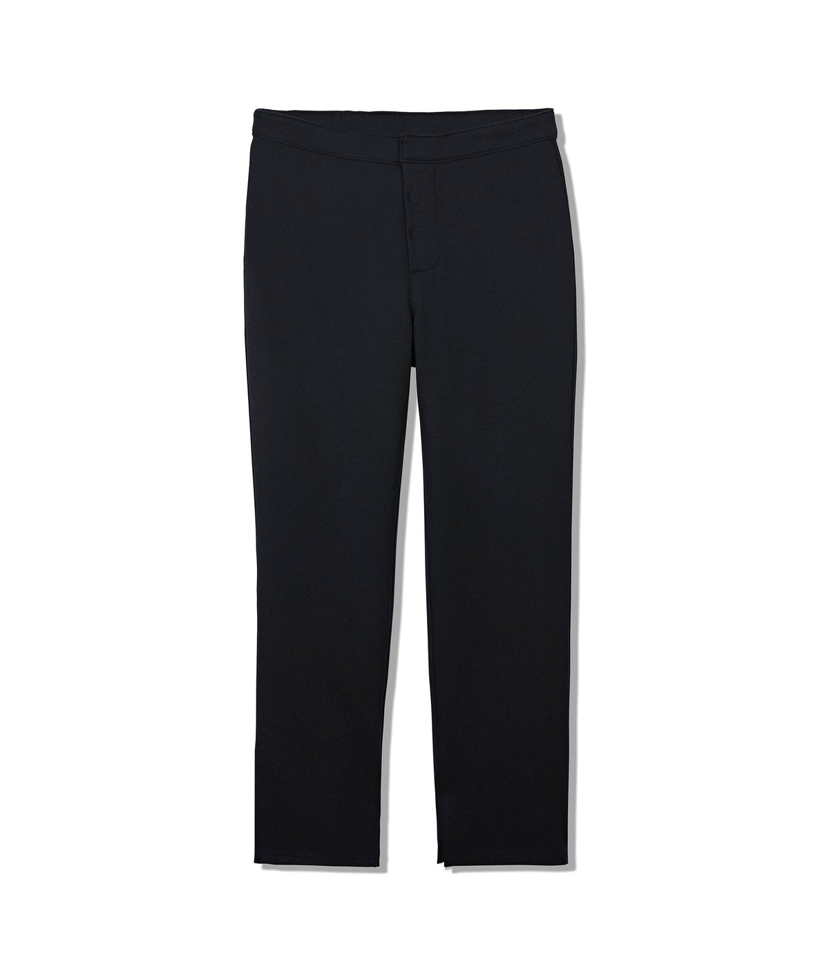 The Lucy Straight Leg Pant - Seated Fit in Black